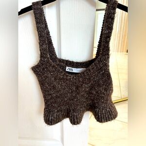 Gorgeous knit Zara camisole